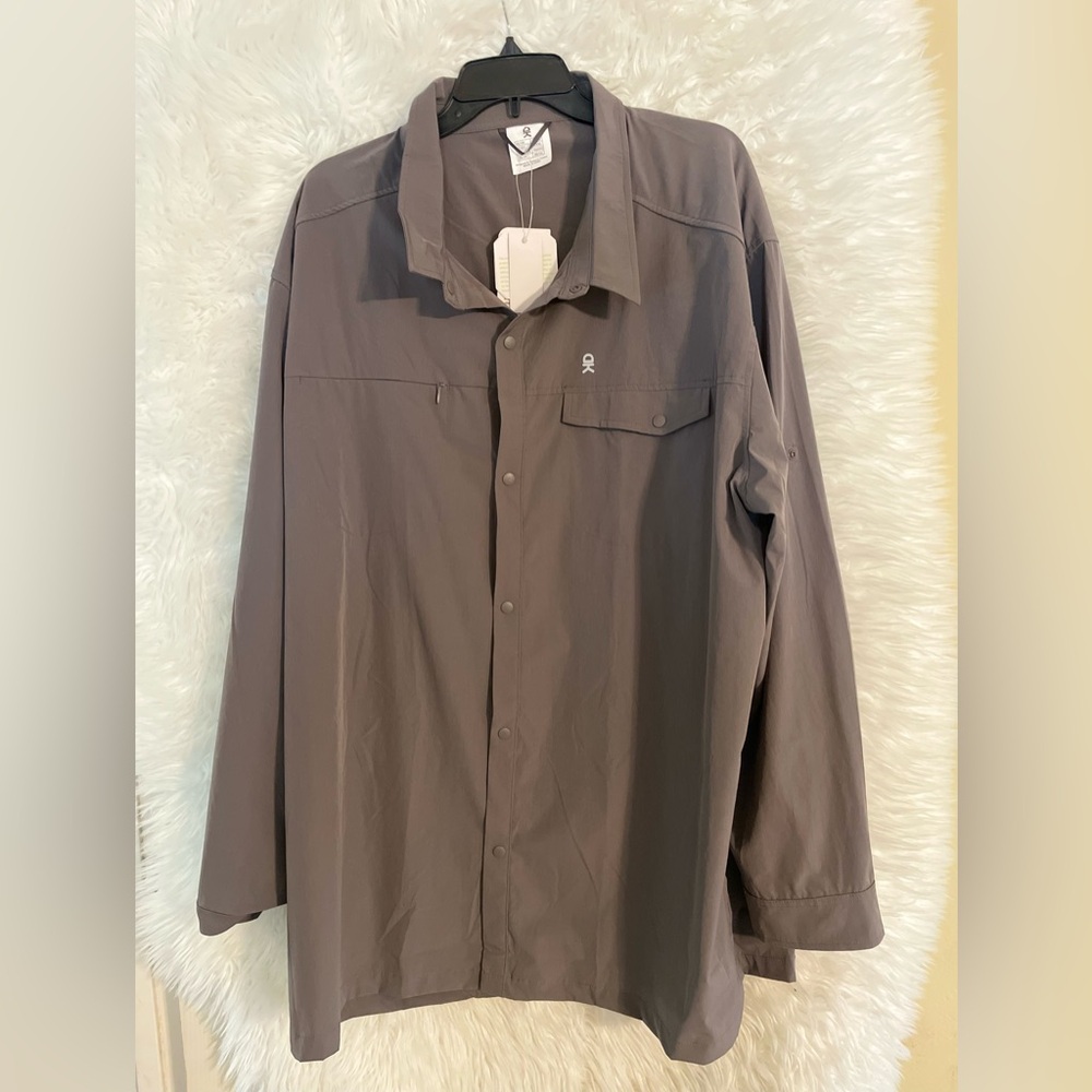 Little Donkey Andy NWT Men’s Long Sleeve Snap Closure Shirt. Size 3XL